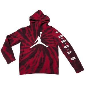 Air Jordan Jumpman Red Tie‎ Dye Pullover Hoodie - Boys Medium 10-12